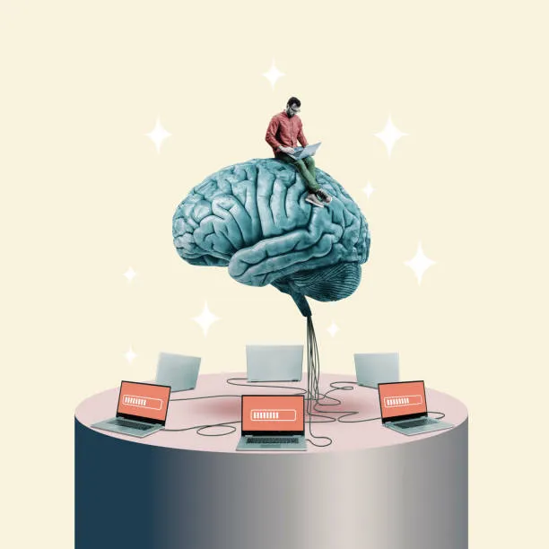 Абстрактная иллюстрация искусственного интеллекта